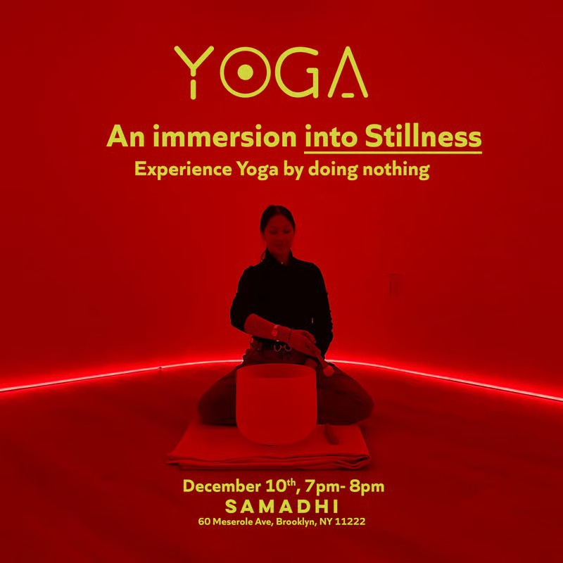 Yoga: An Immersion into Stillness